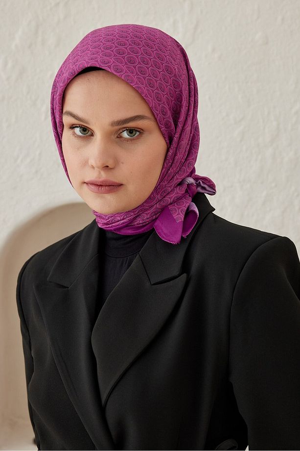 Dairesel Mk Pamuk Eşarp - 3