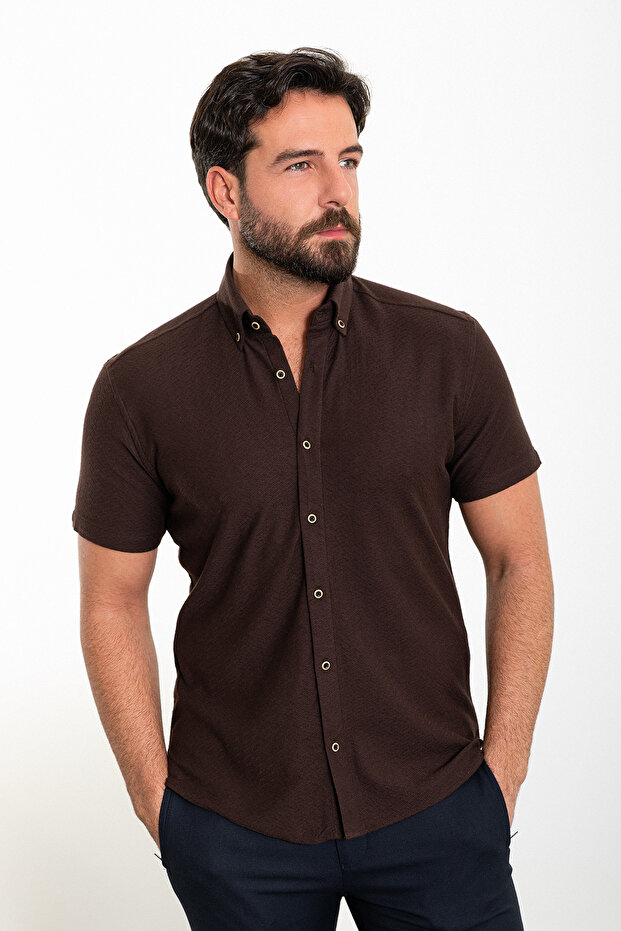 قميص بأزرار علوية - 3