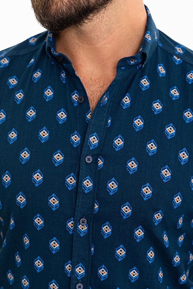 SHIRT TOP BUTTONED - 2