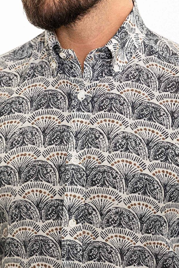 SHIRT TOP BUTTONED - 2