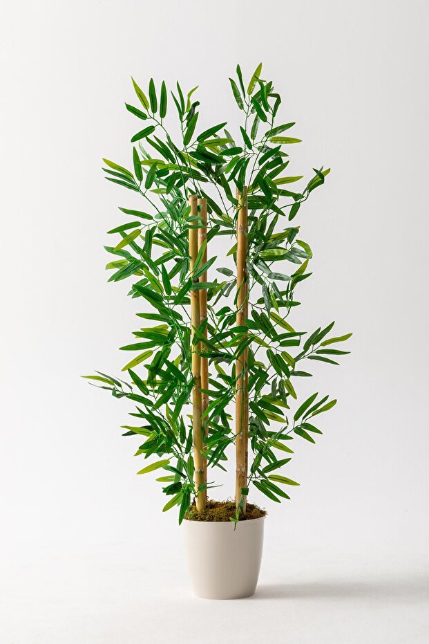 Bambu Yapay Dekor Bambu Çiçek - 1