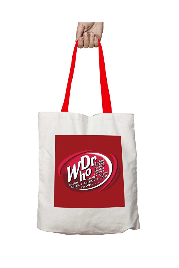 Red Handle Dr Who Dr Pepper Doctor Who Bbc Washable Shoulder Bag