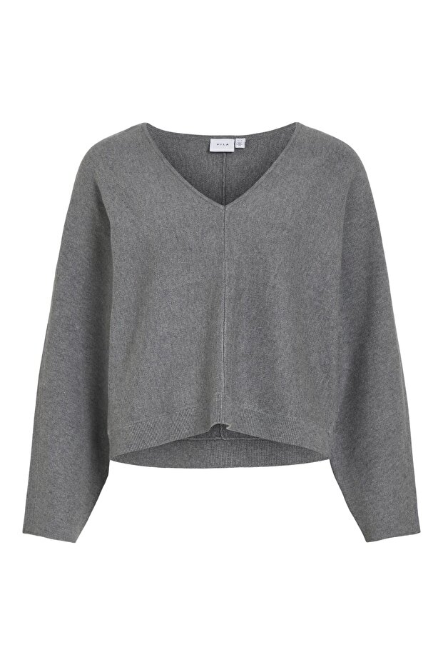 Strickpullover V-Ausschnitt - 2