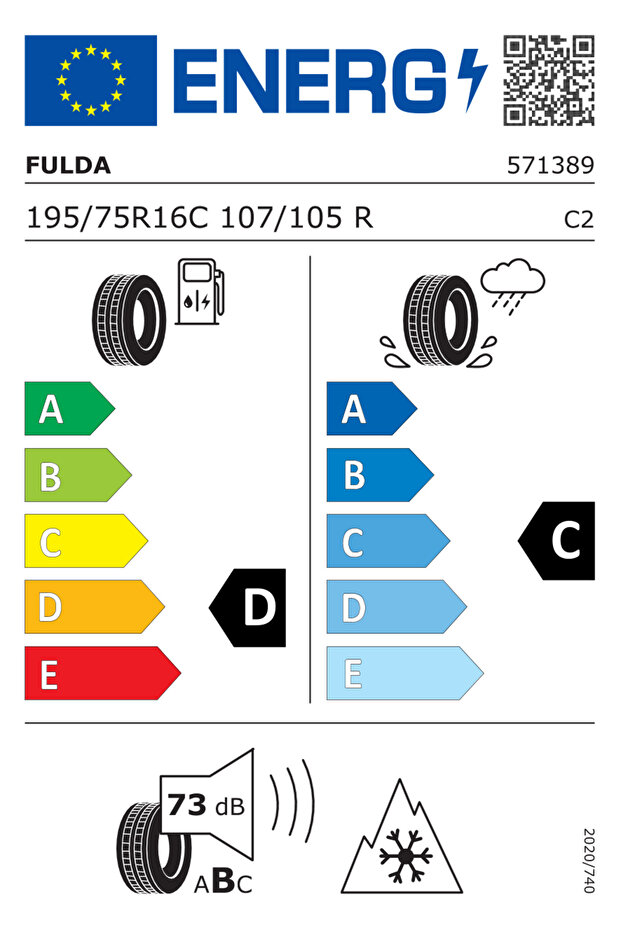 195/75 R16C 107/105R Conveo Trac 3 Kış C 2024 - 2