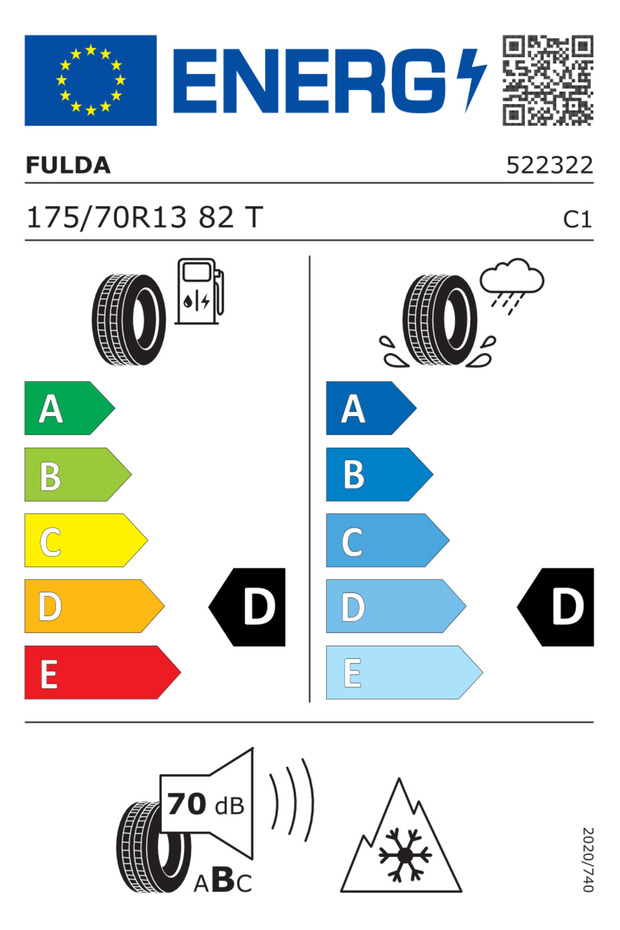 175/70 R13 82T Kristall Montero 3 MS Kış Binek 2024 - 2