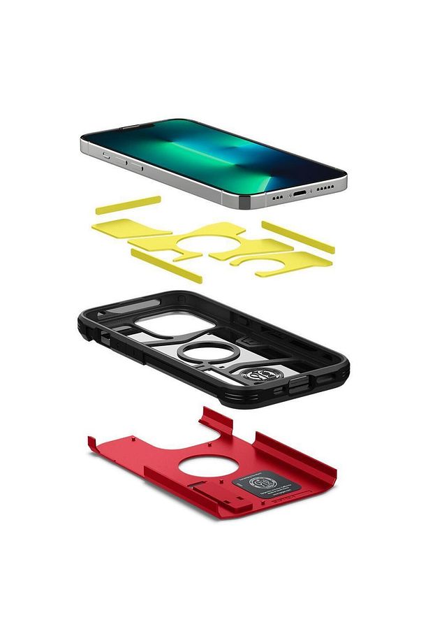 İphone 13 Pro Ile Uyumlu Kılıf Tough Armor Red - 4