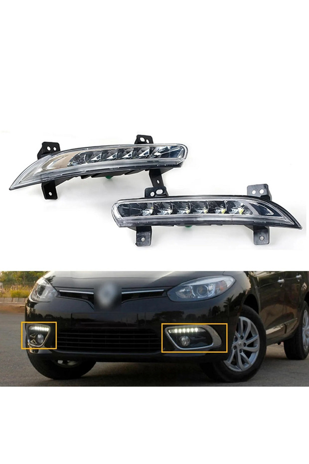 RENAULT FLUENCE 2012-2017 GÜNDÜZ LEDİ FARI SAĞ-SOL SET 2 ADET 266057986R-266057976R - 1