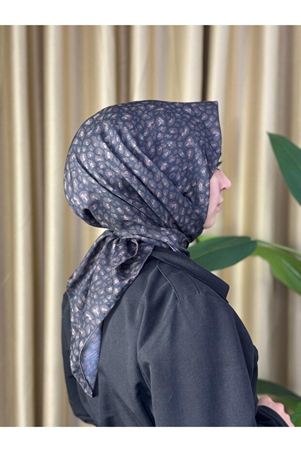 PAMUKLU SOFT EŞARP LEOPAR DESEN - 1