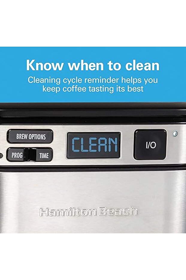 ماكينة تحضير القهوة FrontFill 950W 12 كوب قابلة للبرمجة - 4