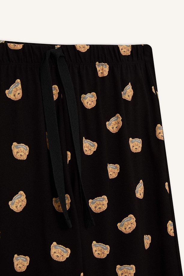 Fall In Love Pijama Takımı Regular Fit Bisiklet Yaka Baskılı Uzun Kollu Üst Uzun Alt D2277ax24wn - 6