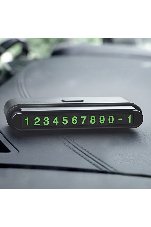 CPH19 Yapışkanlı Araç Numaratörü - Siyah - 3