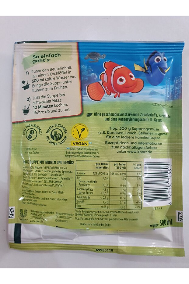 Findet Nemo Suppe 2 porsiyon - 2