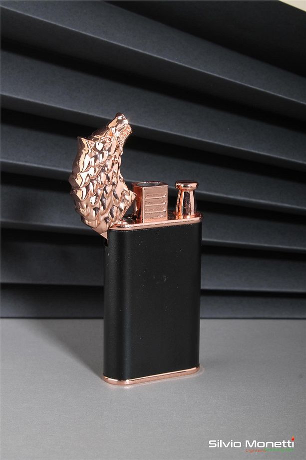 Bronz Kurt Model Gazlı Çakmak 24csm805mktr01 - 3
