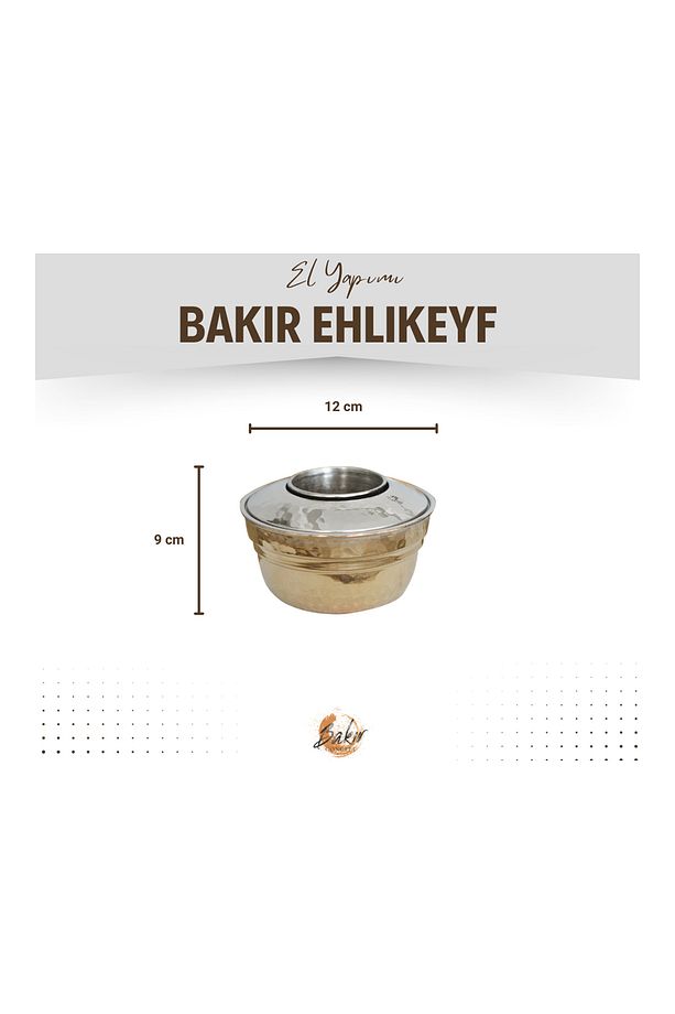 Bakır Ehlikeyif Kapaklı Gümüş Renk - 4