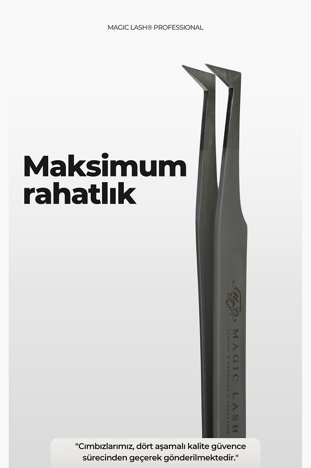 Amazon 90 Mega Volume Profesyonel Premium Ipek Kirpik Cımbızı - 4