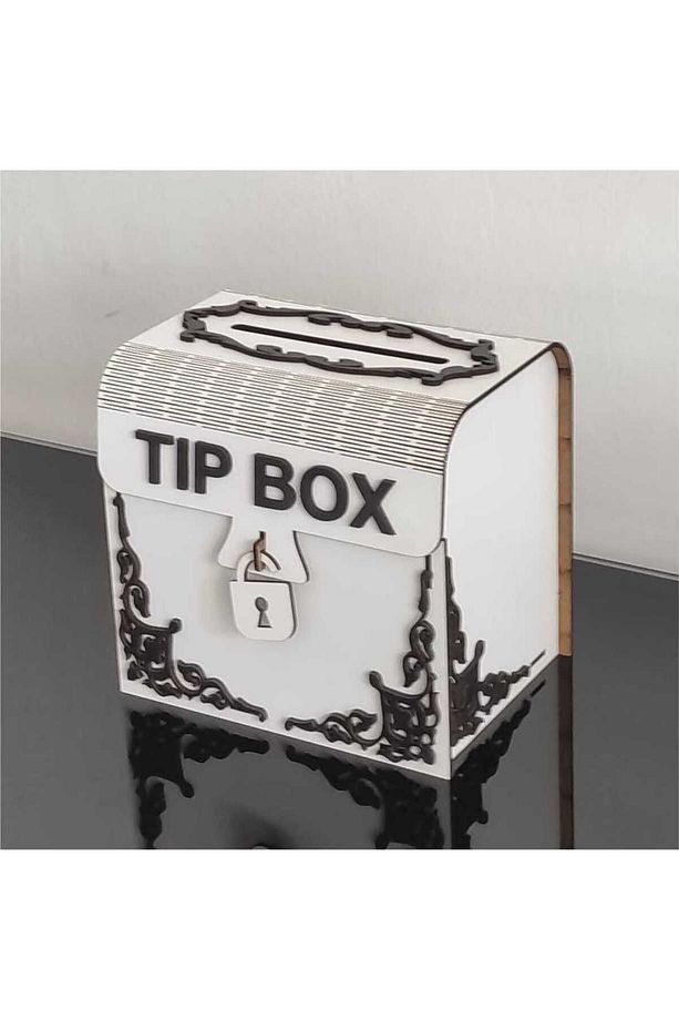 Beyaz Tip Box Kumbara Ve Bahşiş Kutusu Tipbox - 3