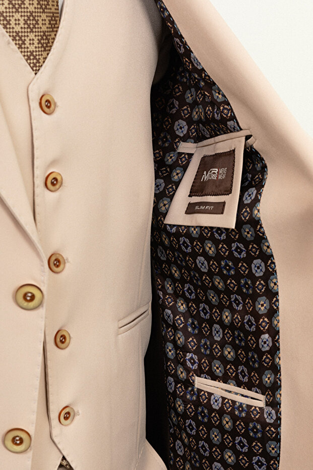 طقم بدلة بياقة مدببة - 5