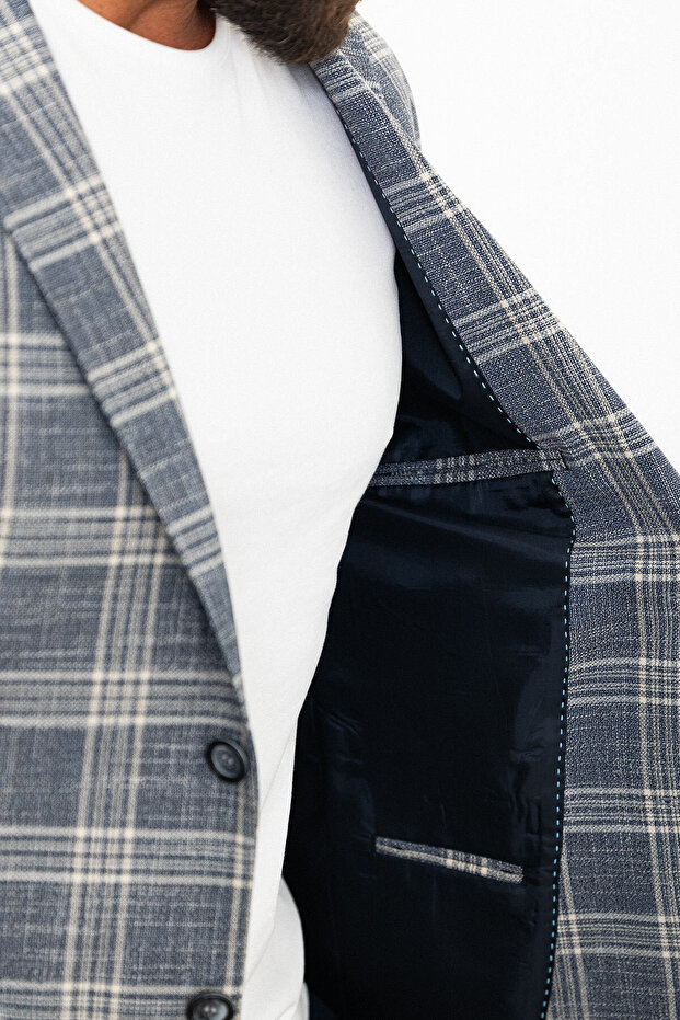 سترة بياقة أحادية - 5