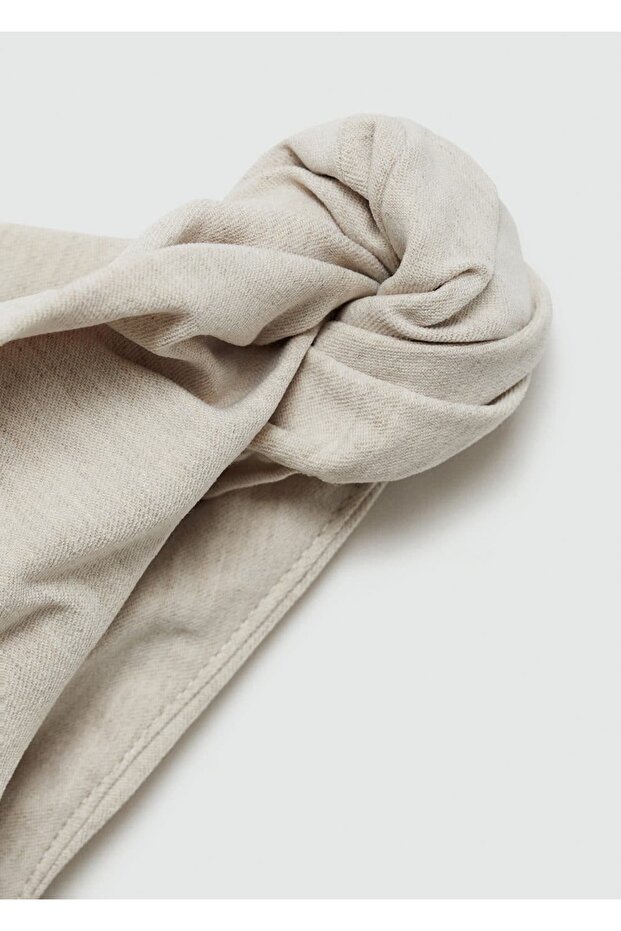 Drapeli omuzları açık bluz - 6