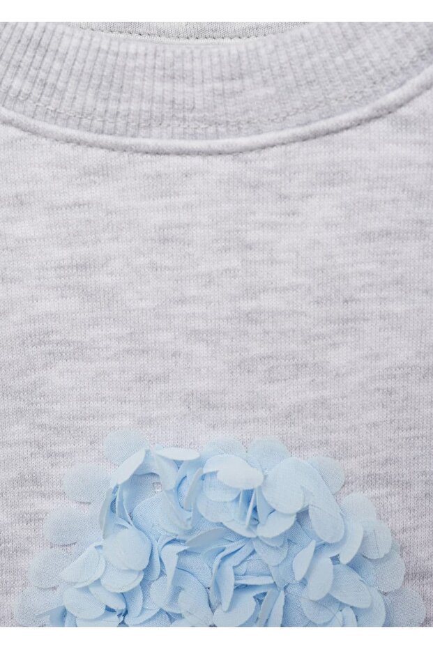 Embossed patterned sweatshirt - 3