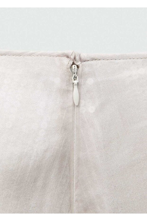 Payetli mini etek - 5