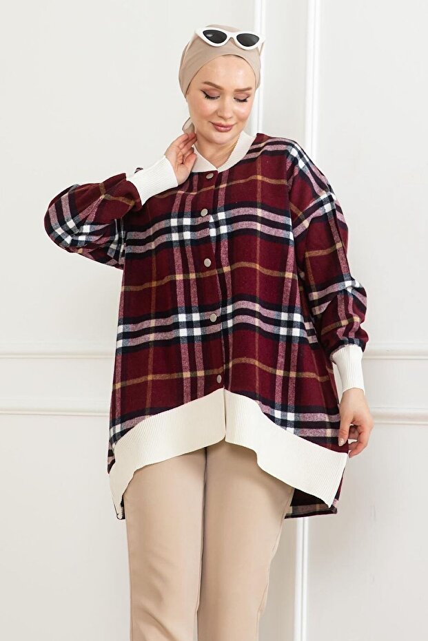 Women's Rib Detailed Standard Size Tunic