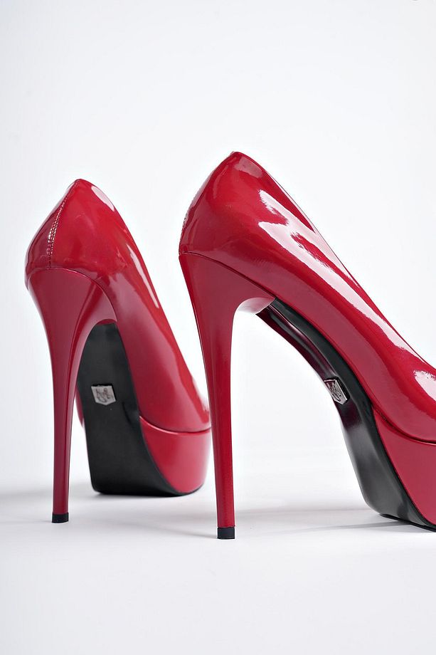 Stiletto Platform Topuk Büyük Numara  Ayakkabısı - 4