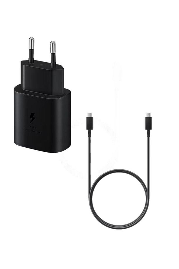 Samsung Hızlı Şarj Aleti, Usb Type C (25W) Type A Kablo Dahil Huawei Xiaomi Oppo Ipad Macbook Uyumlu - 4