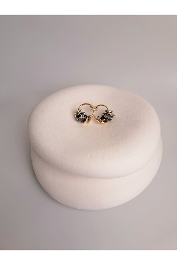 Gold Color Zircon Stone Earrings