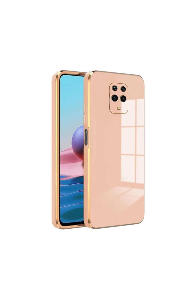 Xiaomi Redmi Note 9 Pro Max Compatible Case Golden Silicone Case Rose Gold