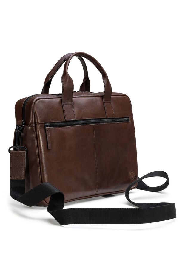 Tvárový počítač Memphis Aktentasche Leder 39 cm - 2