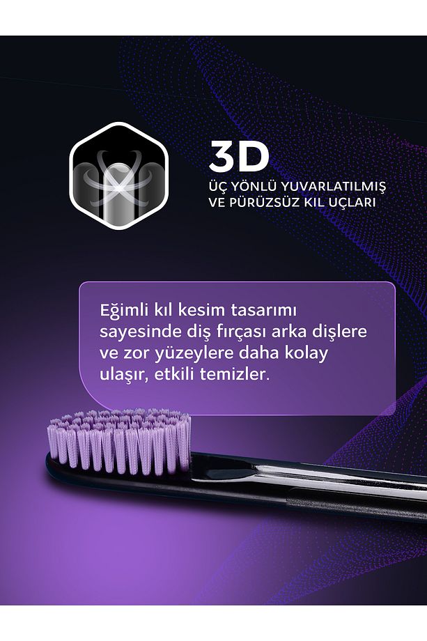Black Edıtıon Beyazlatıcı Diş Fırçası Siyah Kıl - 3