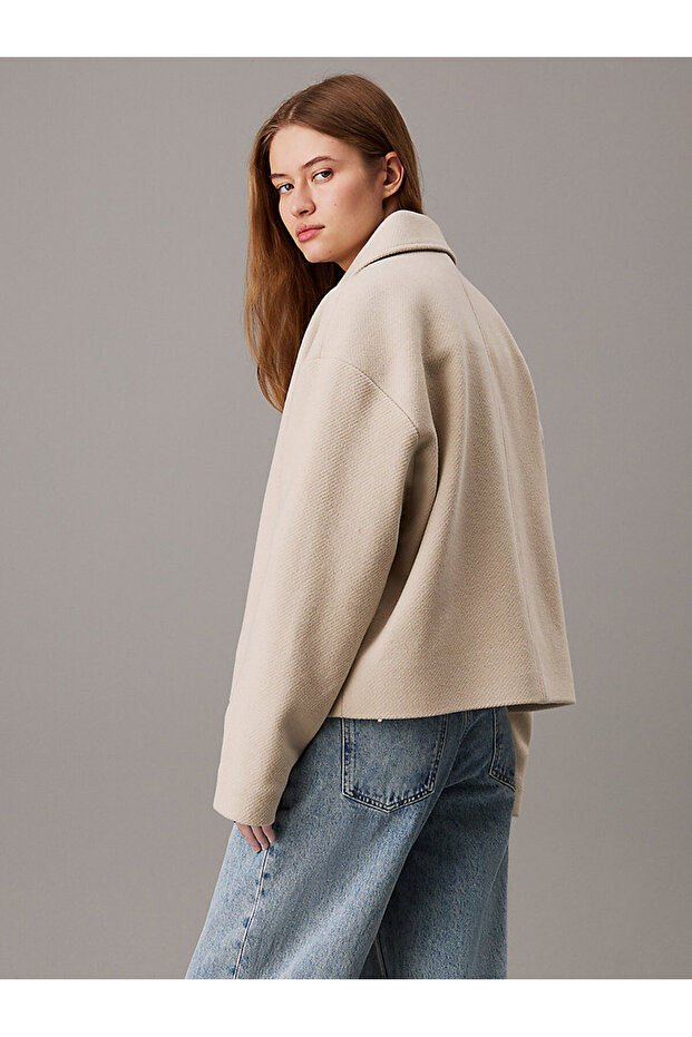 SHORT WOOL BLEND JACKET - 2