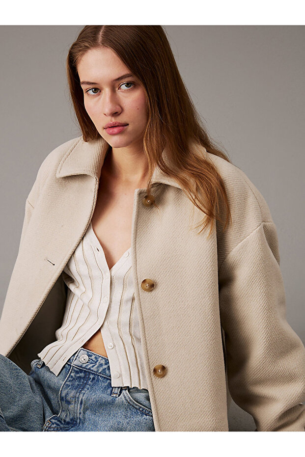 SHORT WOOL BLEND JACKET - 3