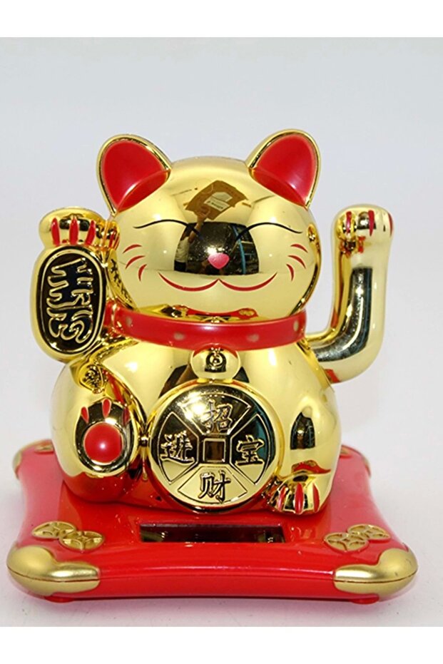 Feng Shui Maneki Neko Blessings - لوحة شمسية متحركة من Luck Happiness
