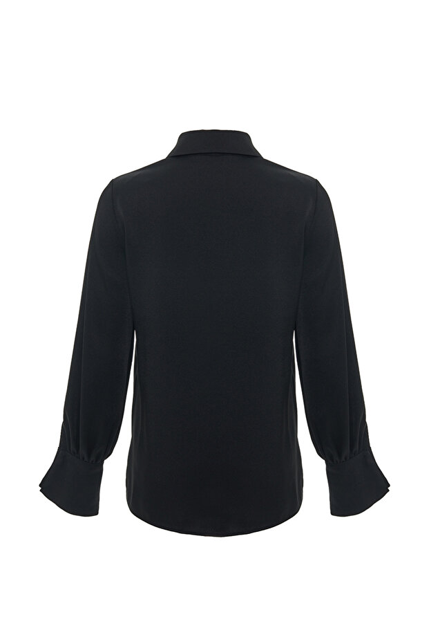 SİVRİ YAKALI BLUZ - 3