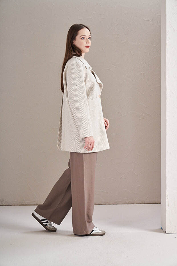 سترة متعرجة من إكرو - 4