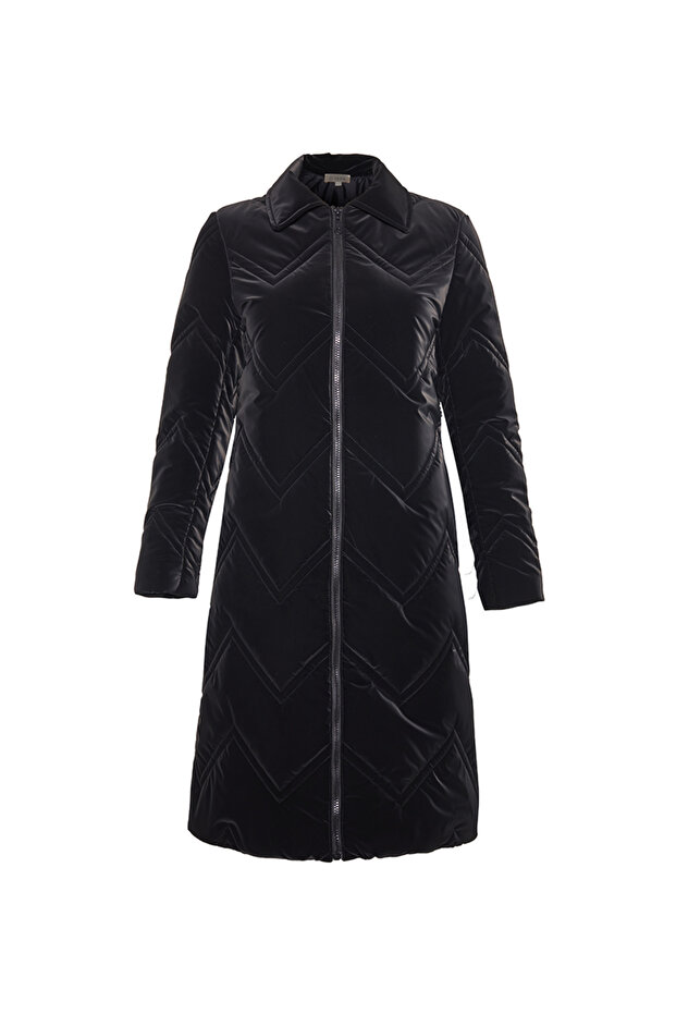 10578111 Gömlek Yaka Mont - 1