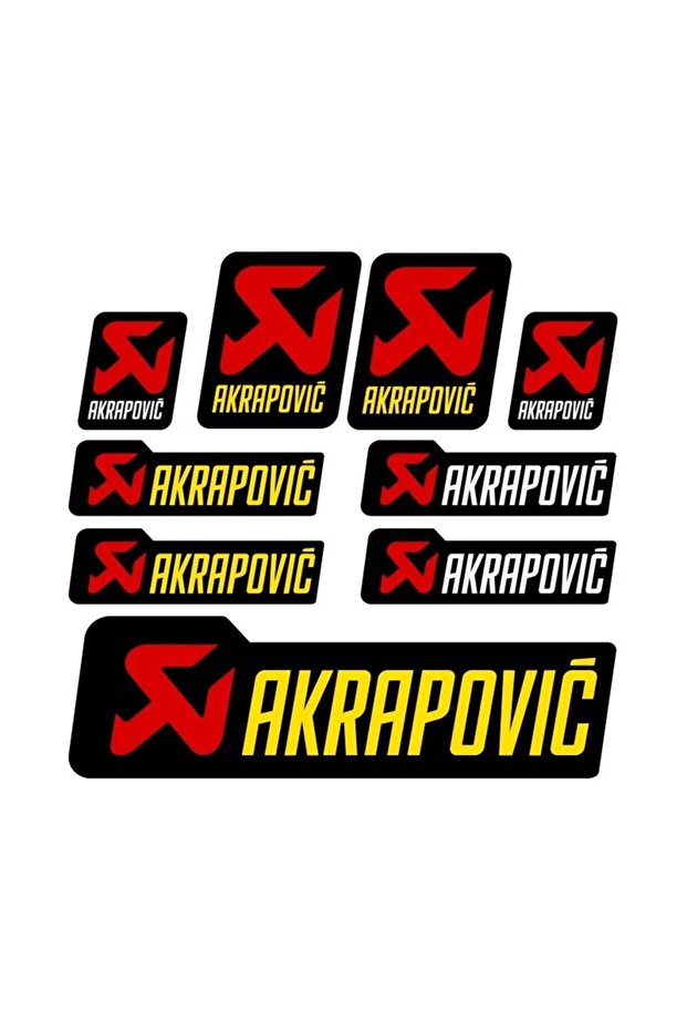 Akrapovic Sticker Set Sticker Seti - 1
