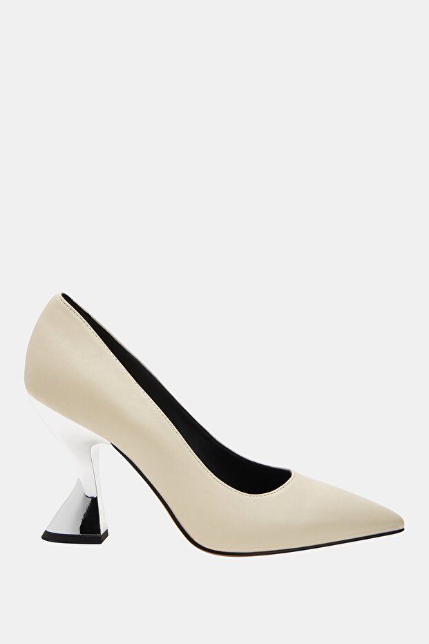 The Laterr High Heel Women's Cream Heeled Shoes