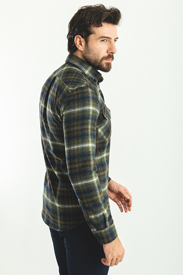 Gömlek Üstten Düğmeli - 5