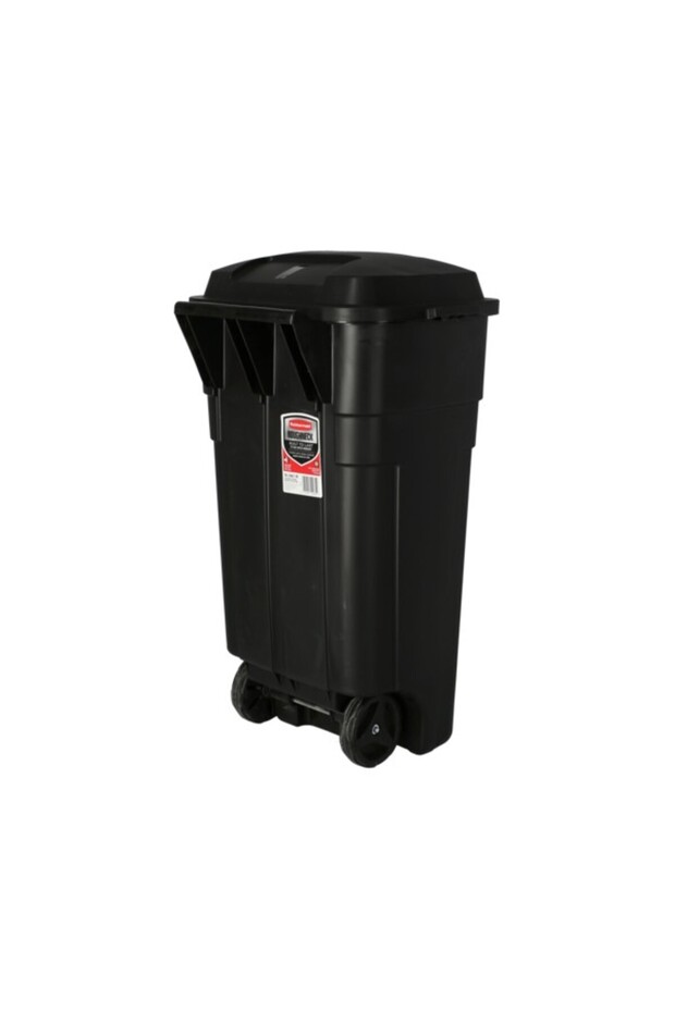 Big Trash Can with Wheels 34gal FG28980BLA - 8