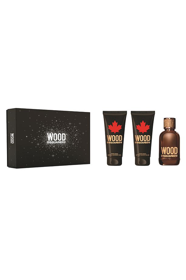 Wood Homme Erkek Parfüm Seti (100 ml Edt + 100 ml duş jeli+ 100 ml traş sonrası balmı) - 1