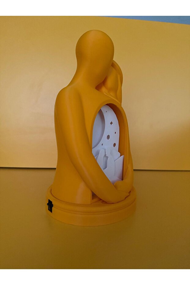 Farklı Renklerde Işıklı Sarı Biblo Gece Lambası - 6