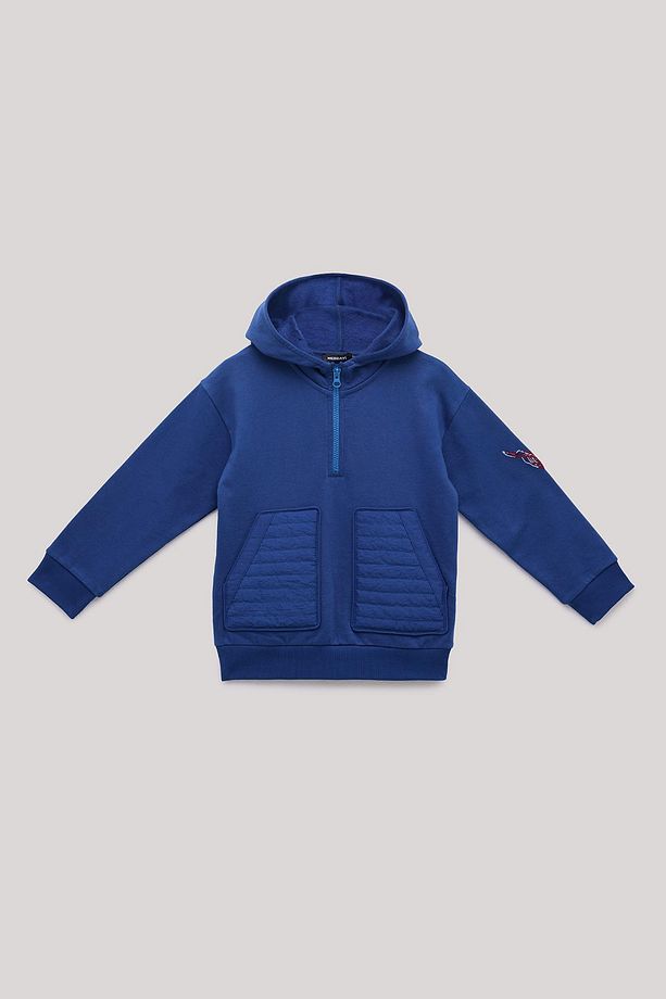 Bg Store Erkek Çocuk Saks Sweatshirt - 5