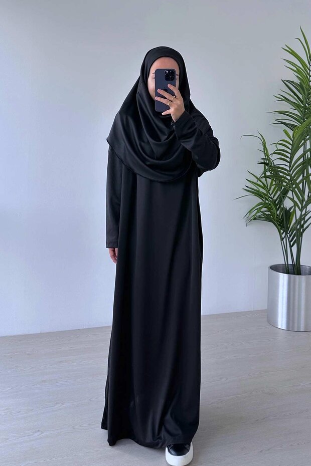 One Piece Prayer Dress - Black