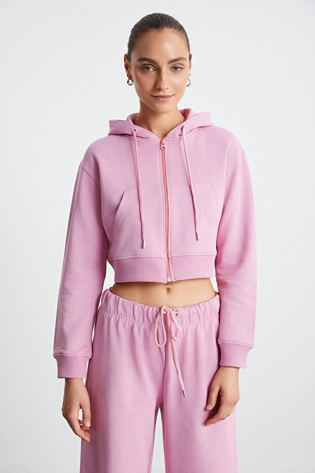 ESTER Kadın Pembe Sweatshirt - 1
