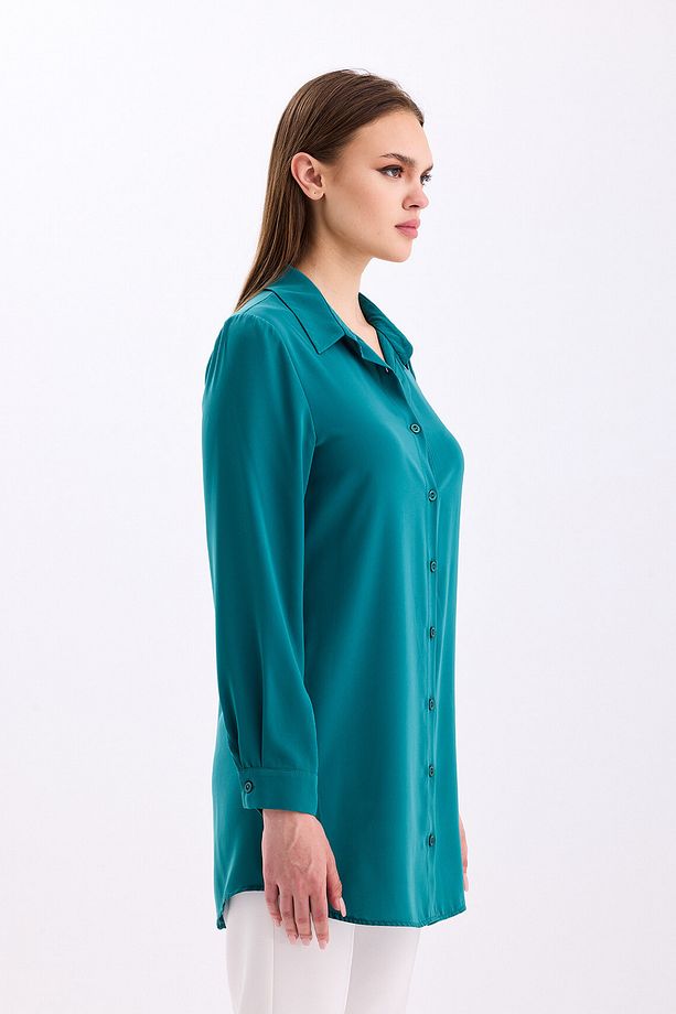 Uzun Kollu Regular Fit Basic Gömlek 2020 - 7