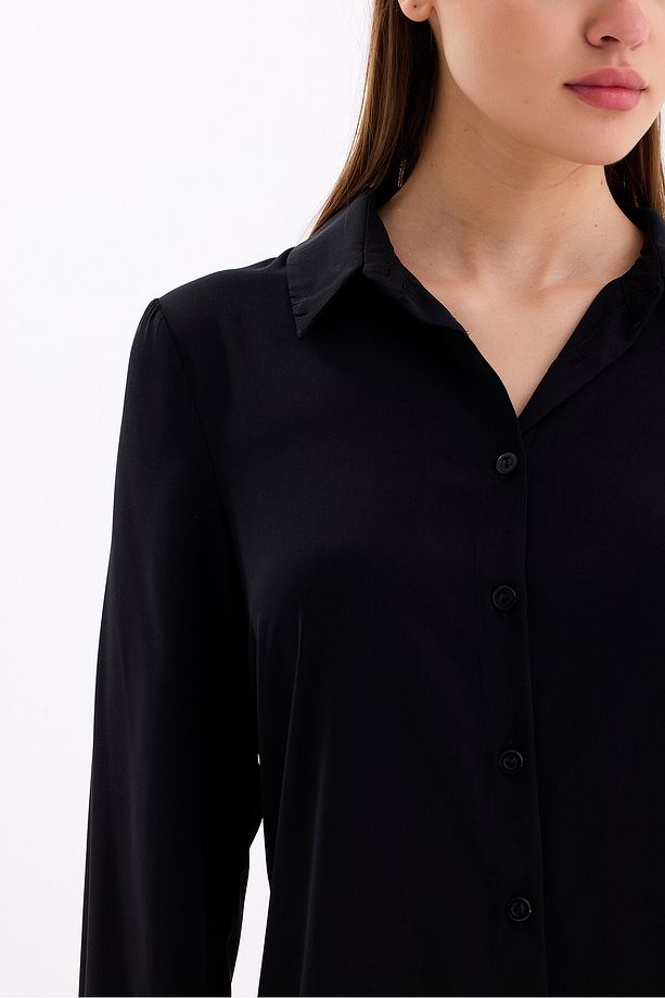 Uzun Kollu Regular Fit Basic Gömlek 2020 - 5
