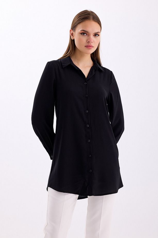 Uzun Kollu Regular Fit Basic Gömlek 2020 - 9